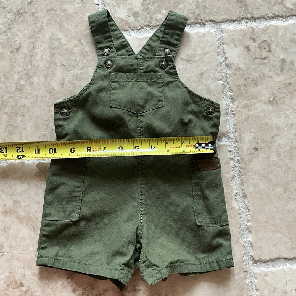 Carter 9 Months‎ ROAR SOME SHORTALLS Green